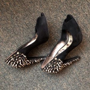 Sam Edelman Suede Lorissa Studded Pumps